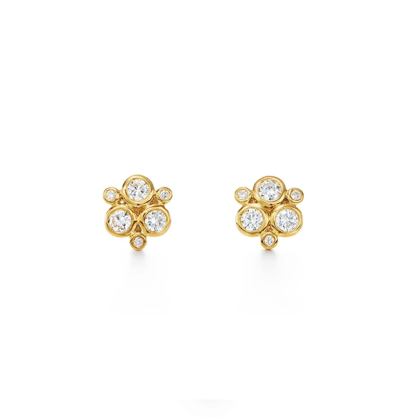 18K Classic Trio Earring