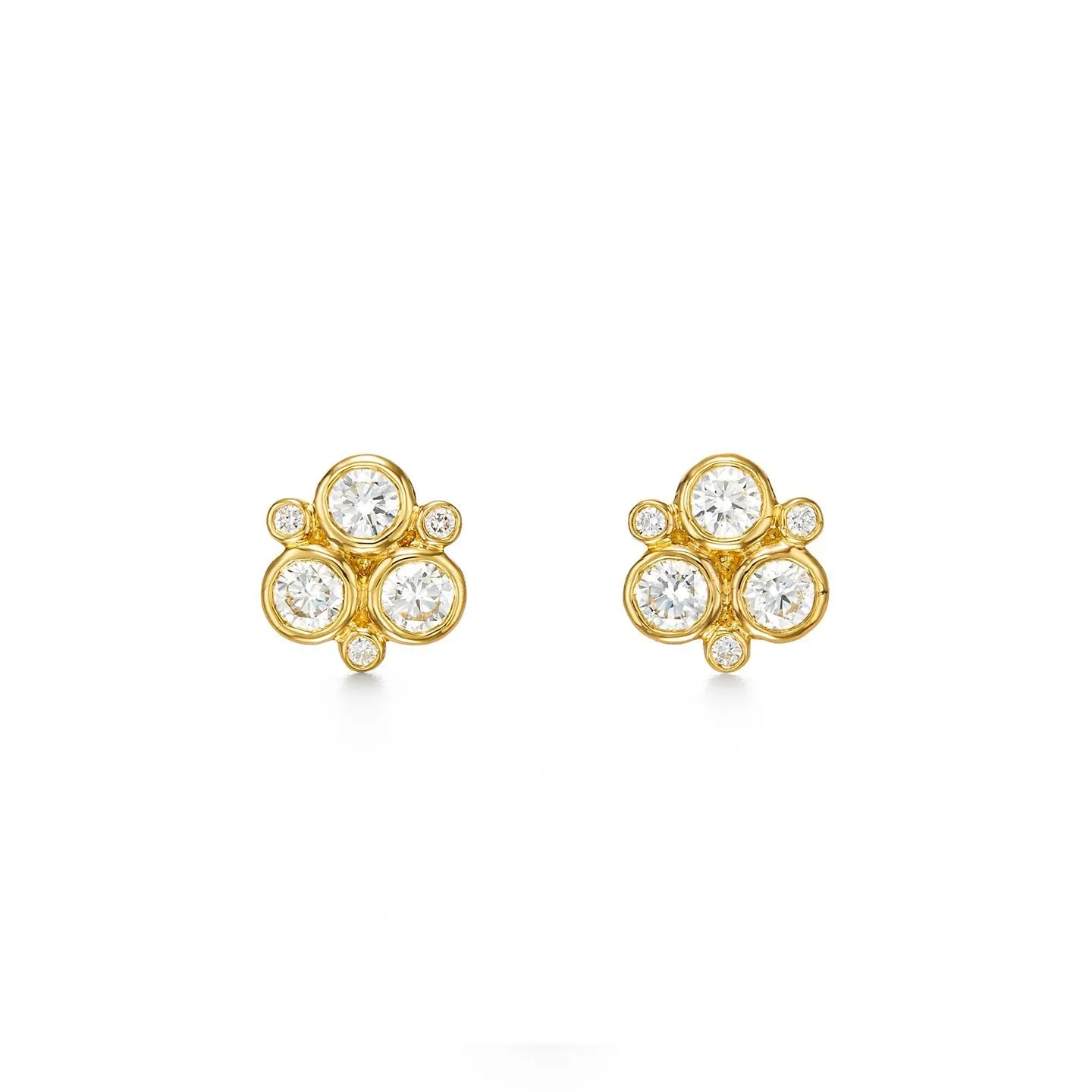 18K Classic Trio Earring