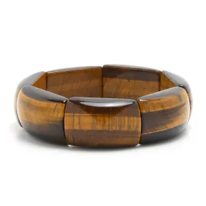 30mm Tiger Eye Stretch Bangle