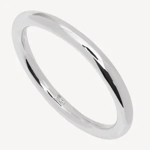 8mm Silver Golf Bangle