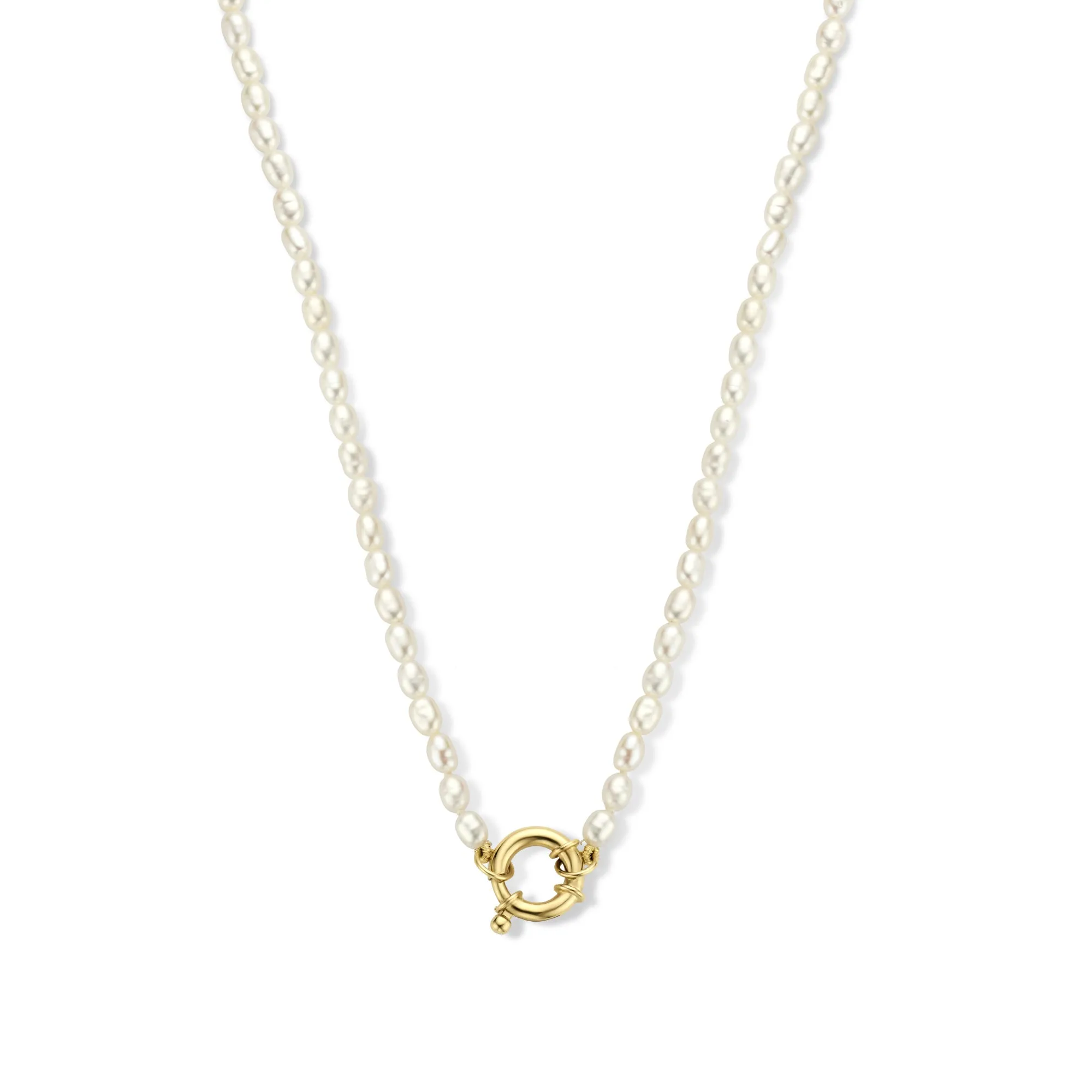 Aidee Marissa 14 karat gold necklace with freshwater pearls