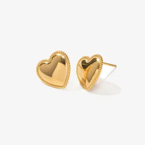 Bold Heart Earrings