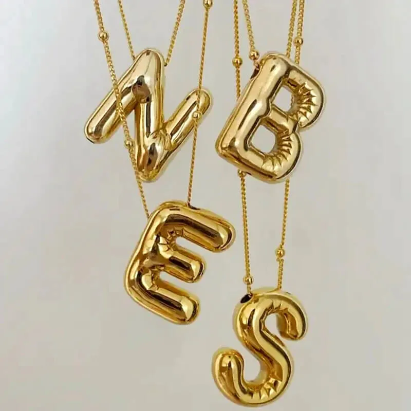 Bubble Letter Necklace