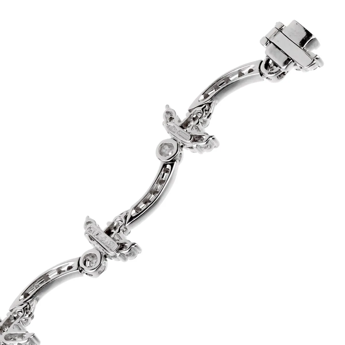 Bulgari Diamond Tennis White Gold Necklace