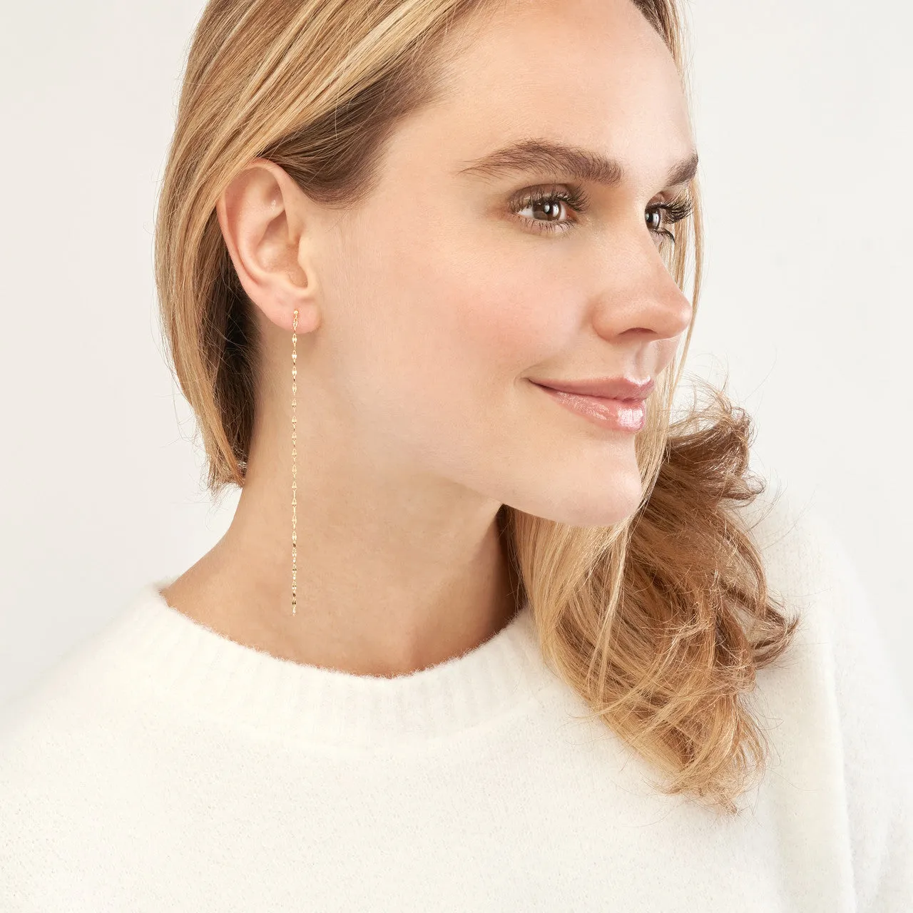 Chain Shoulder Duster Earrings