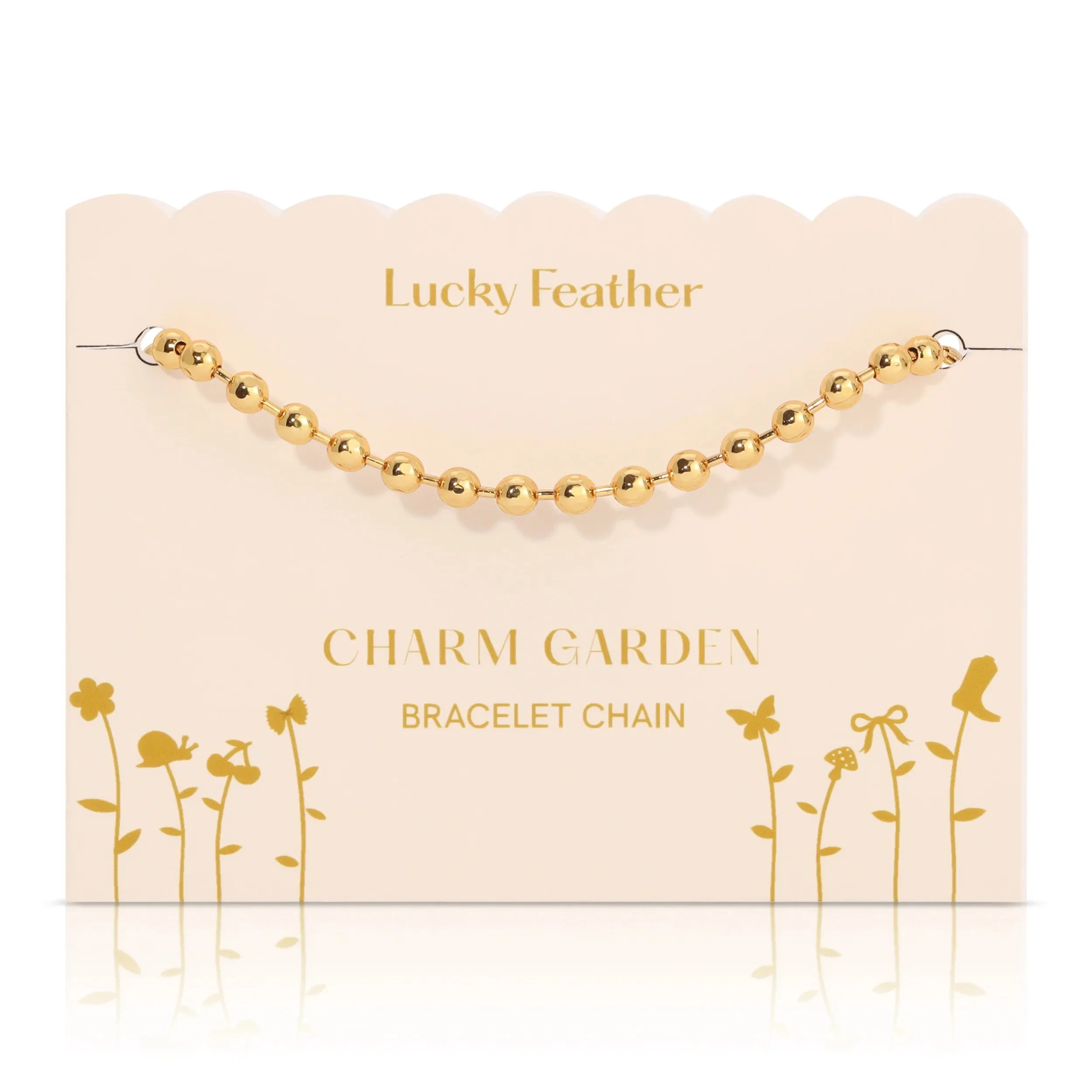 Charm Garden Bracelet Chain - Gold