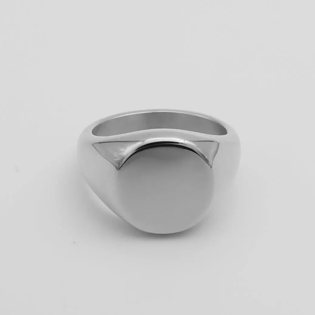 Classic Silver Signet Ring