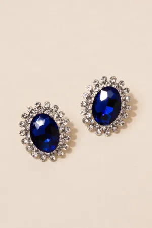 Daisy's Glass Stone Post Earrings