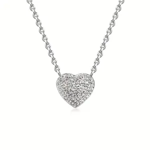 Delicate CZ Heart Necklace