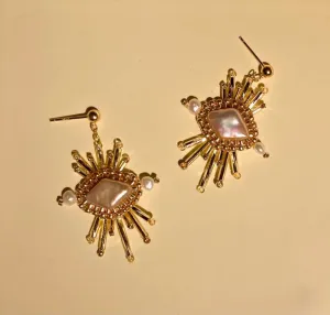 Frnge Eye of the Beholder Earrings (Gold)