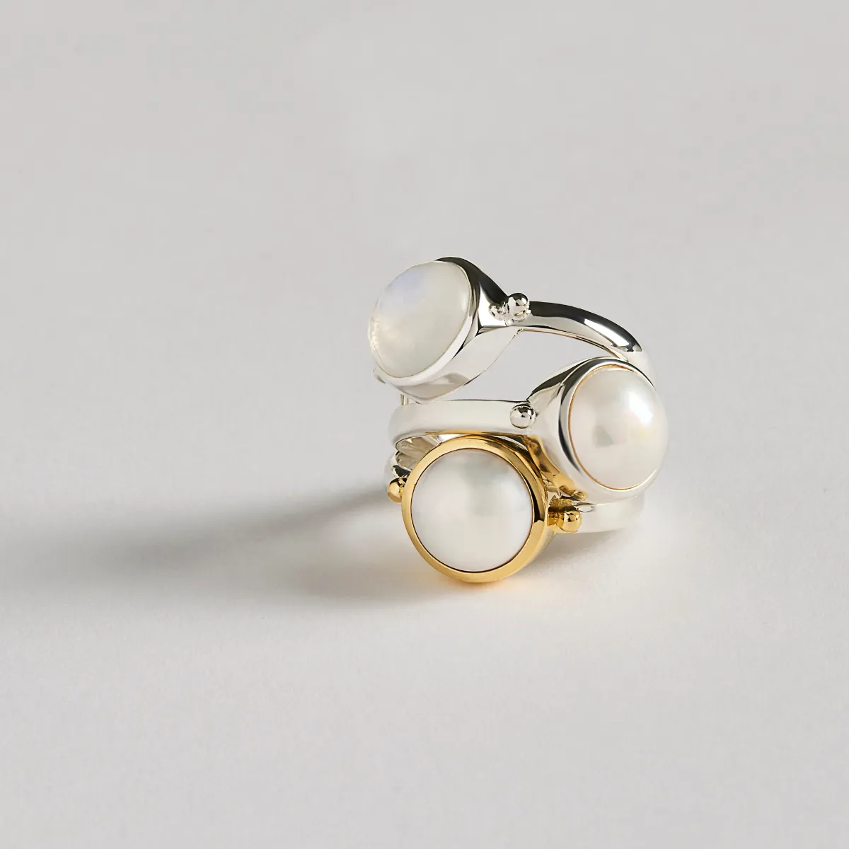 Garland Moonstone Ring