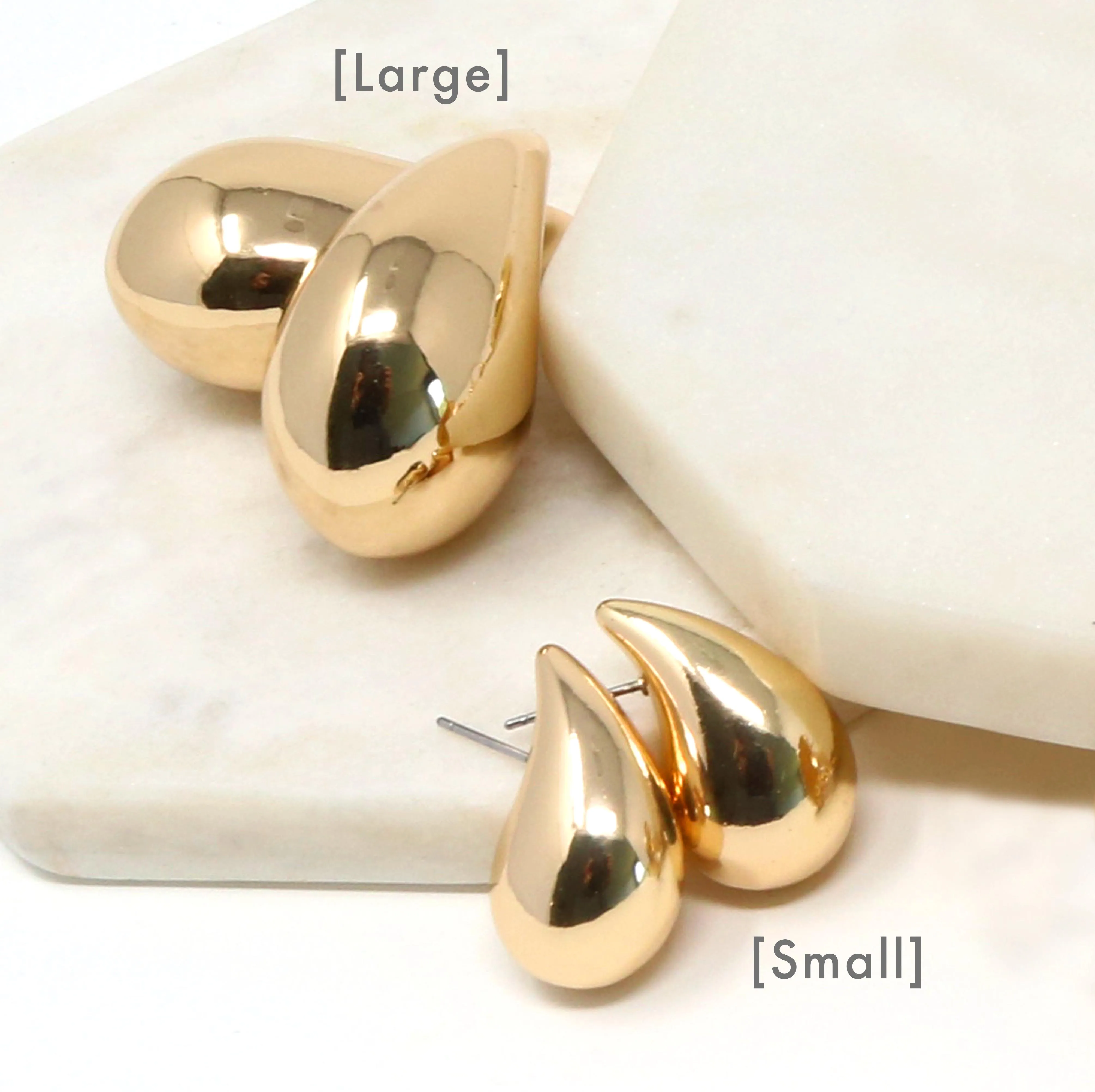 Hollow Bold Teardrop Earrings