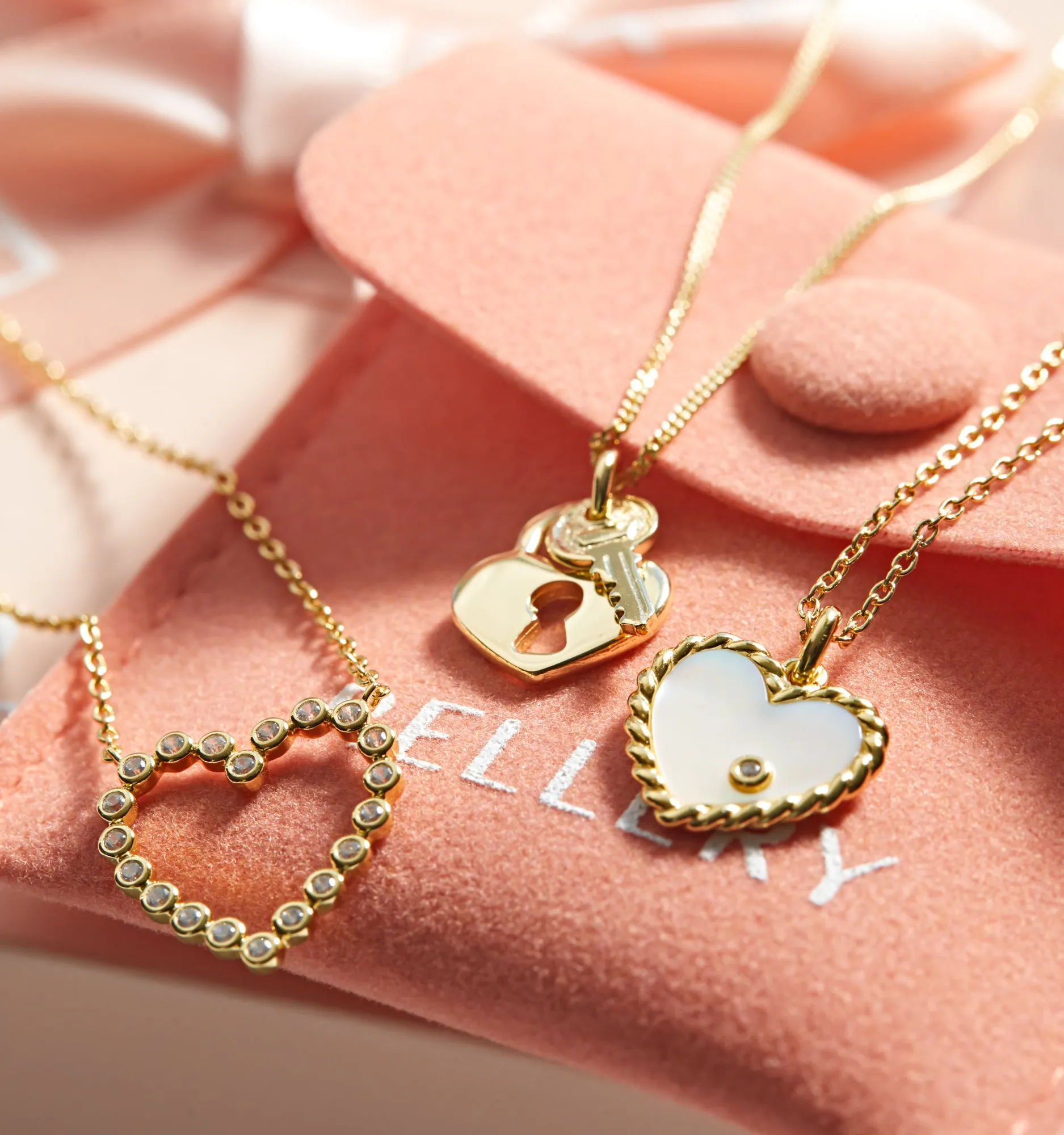 Key To My Heart Padlock Necklace