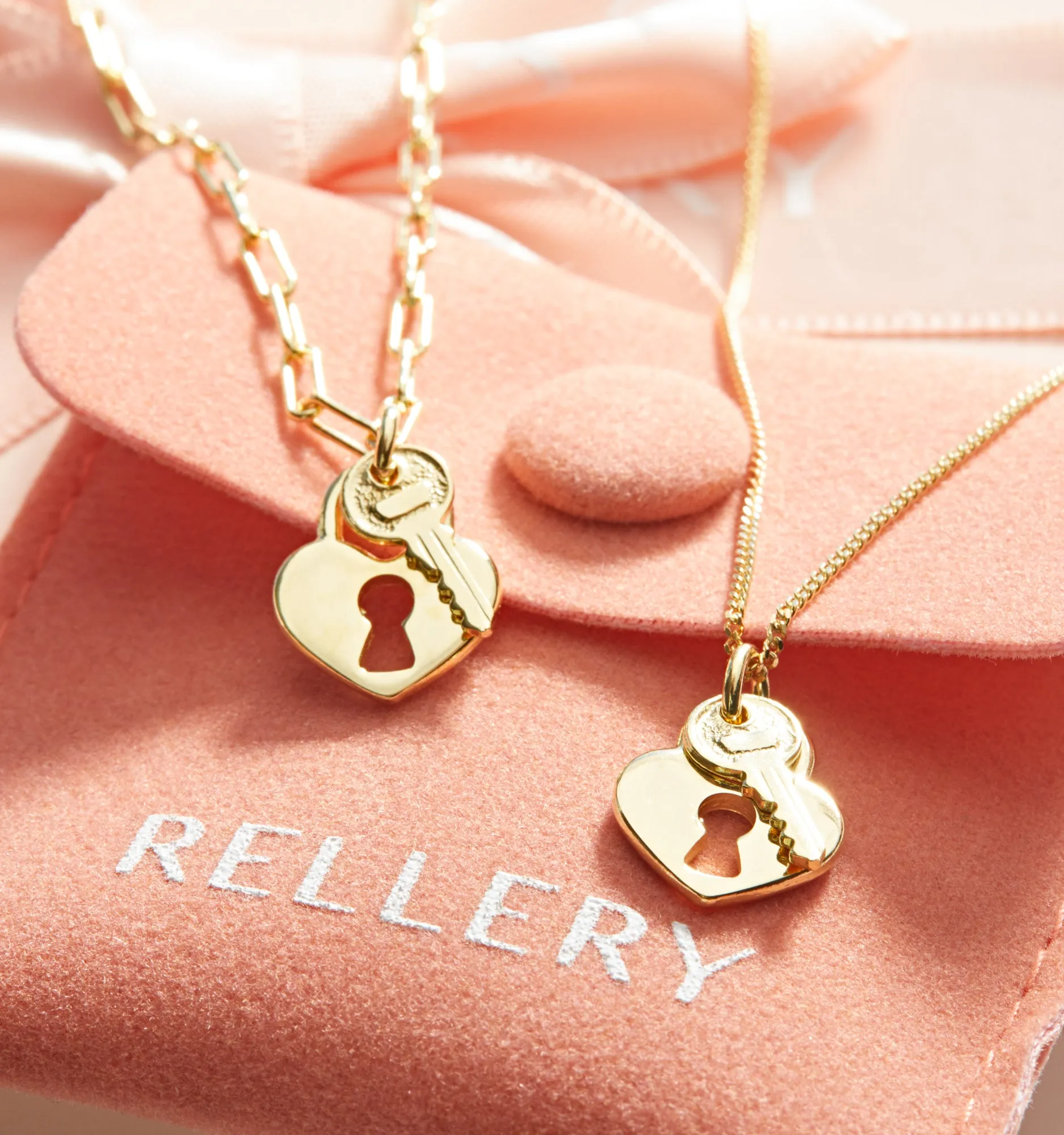 Key To My Heart Padlock Necklace