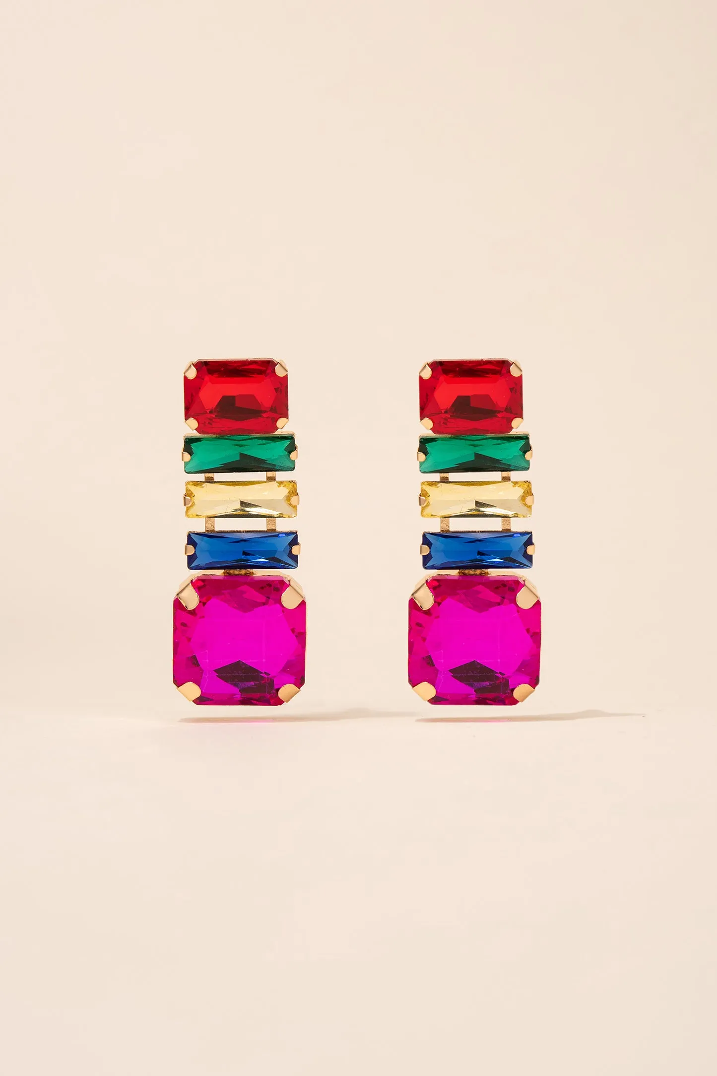 Margot Rhinestone Stack Earrings