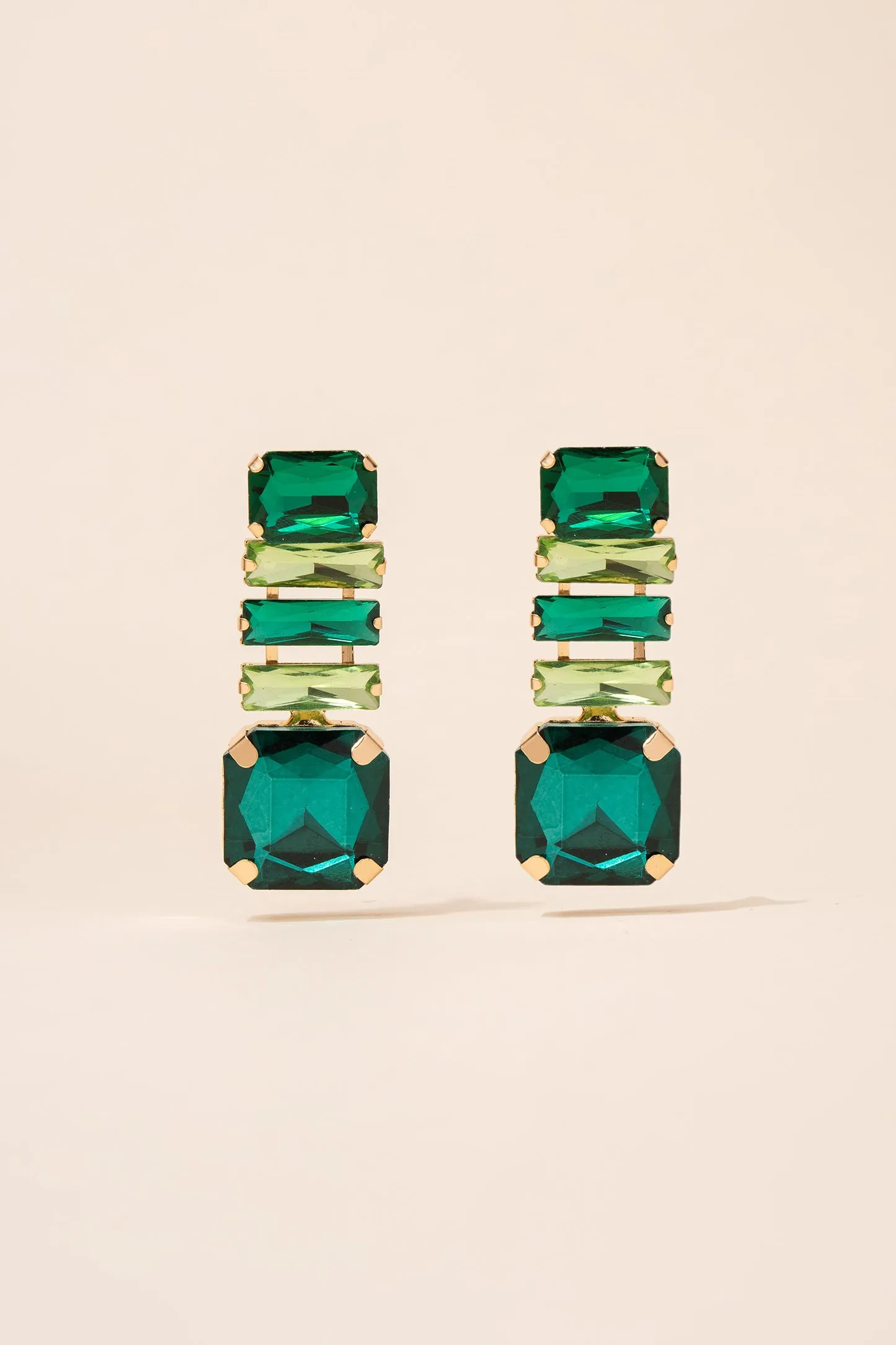 Margot Rhinestone Stack Earrings