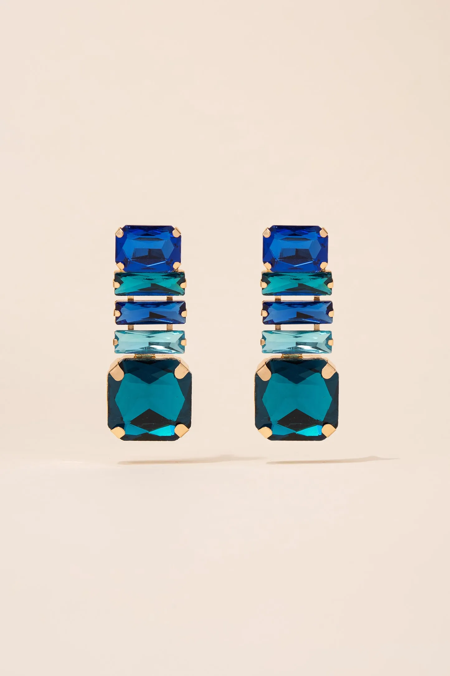 Margot Rhinestone Stack Earrings