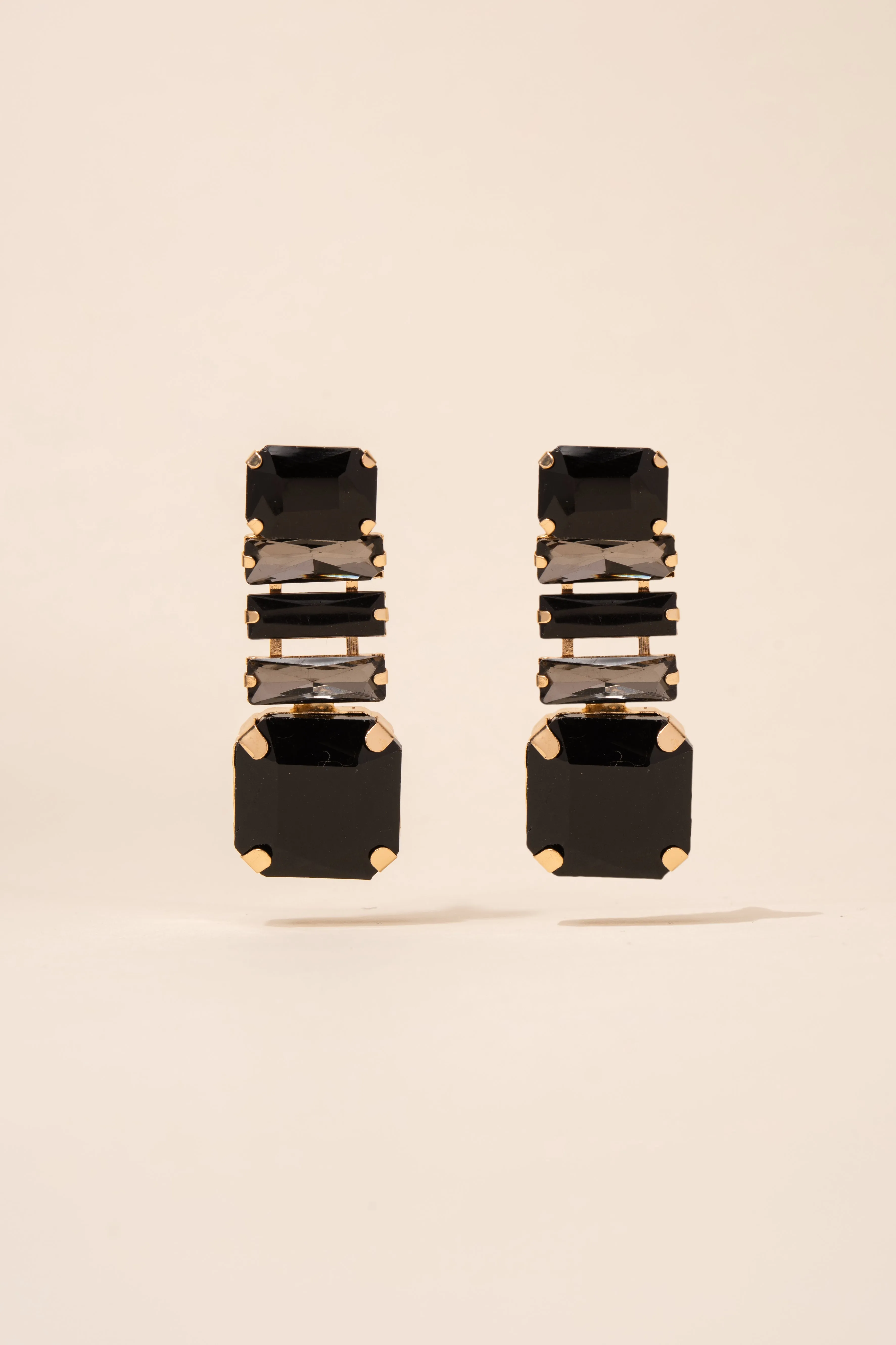 Margot Rhinestone Stack Earrings