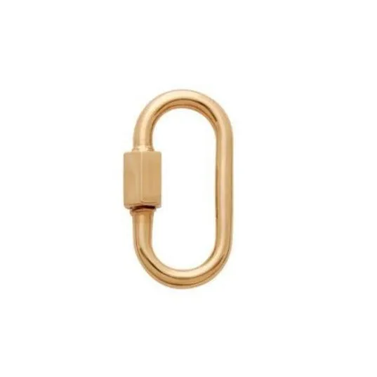 Marla Aaron Medium Lock in 14k Yellow Gold