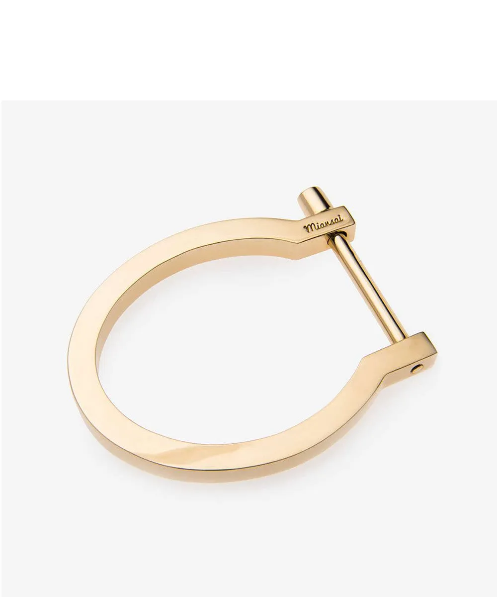 Miansai Lorem Cuff Gold Plated Polished