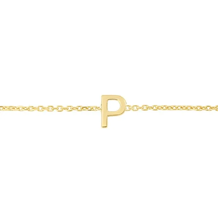 Mini Initial Bracelet