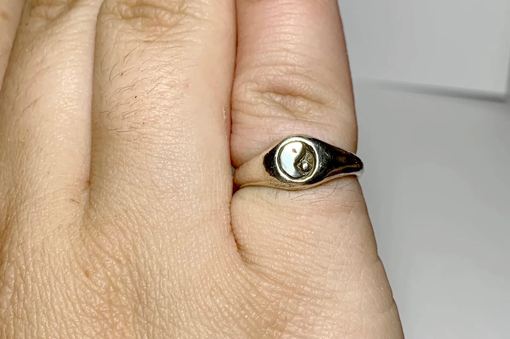 Mini Yin Yang Signet Ring