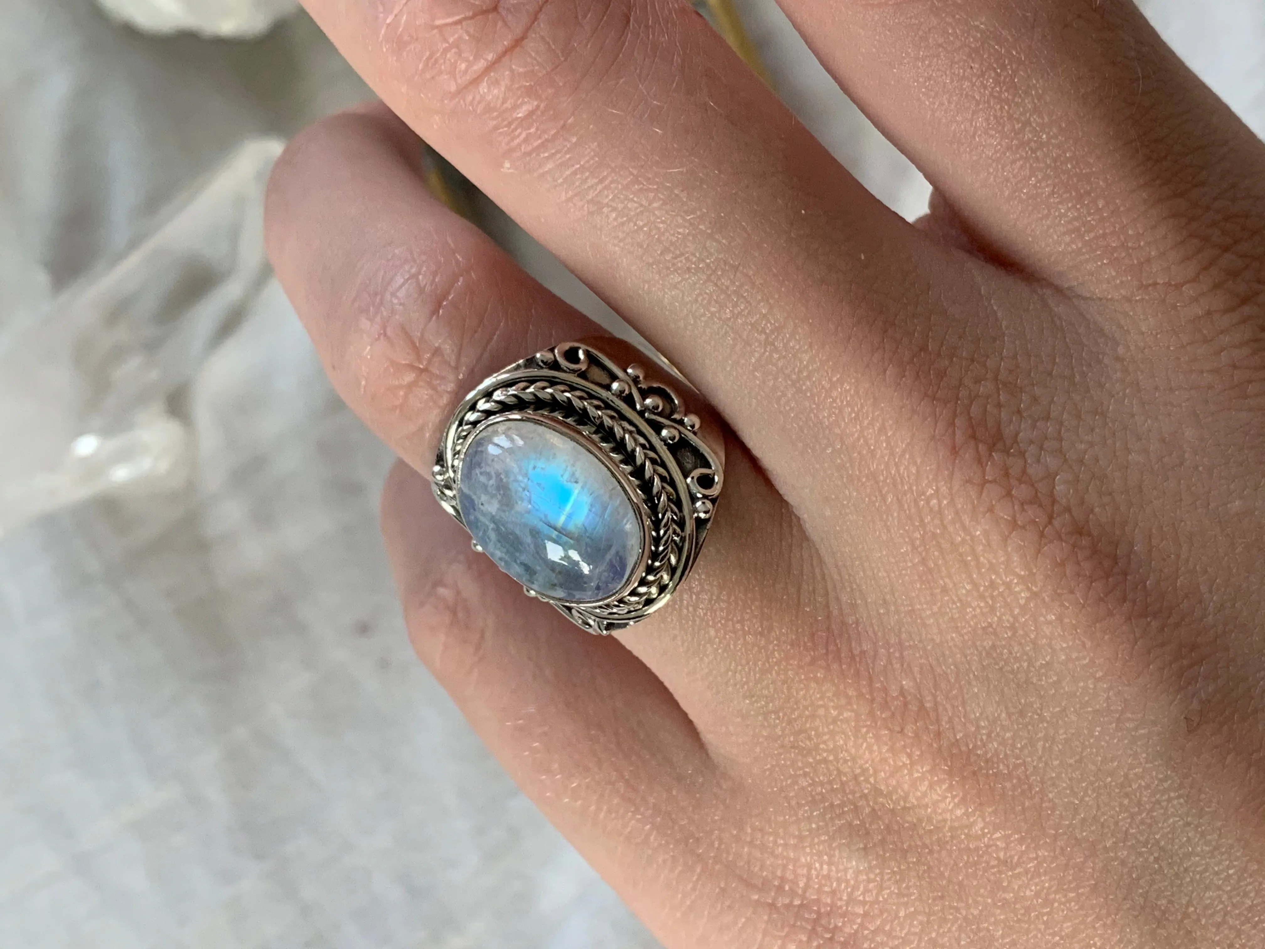 Moonstone Freya Ring