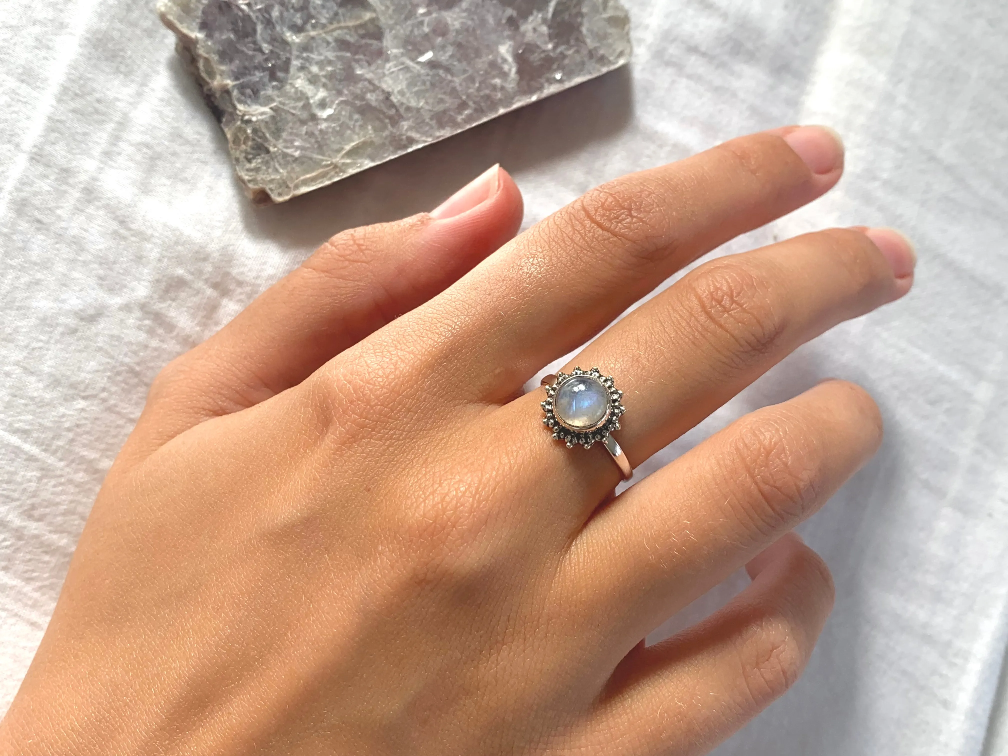 Moonstone Sole Ring