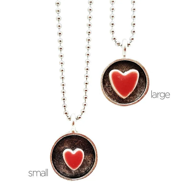 Necklace - Small Sweet Heart Pendant by XV Studios