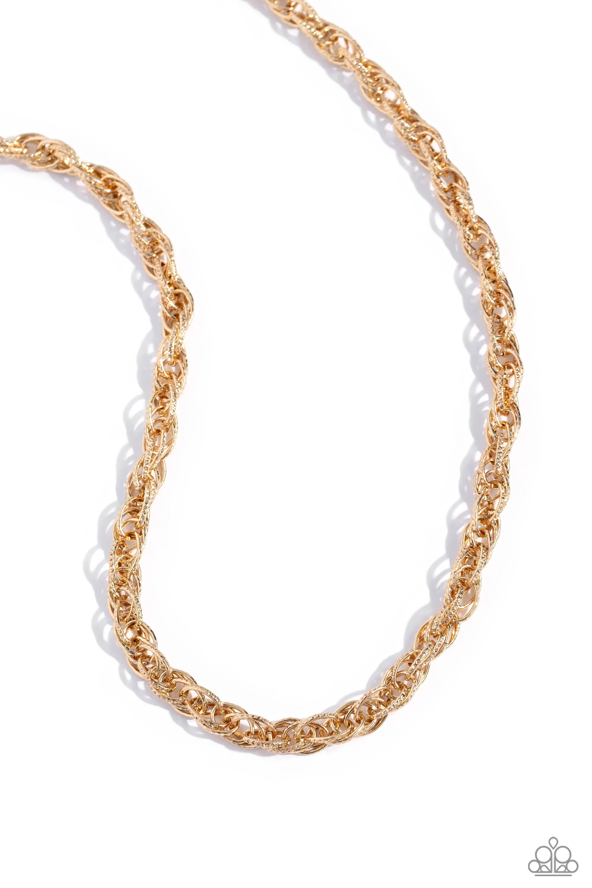 Necklaces Braided Ballad - Gold N128