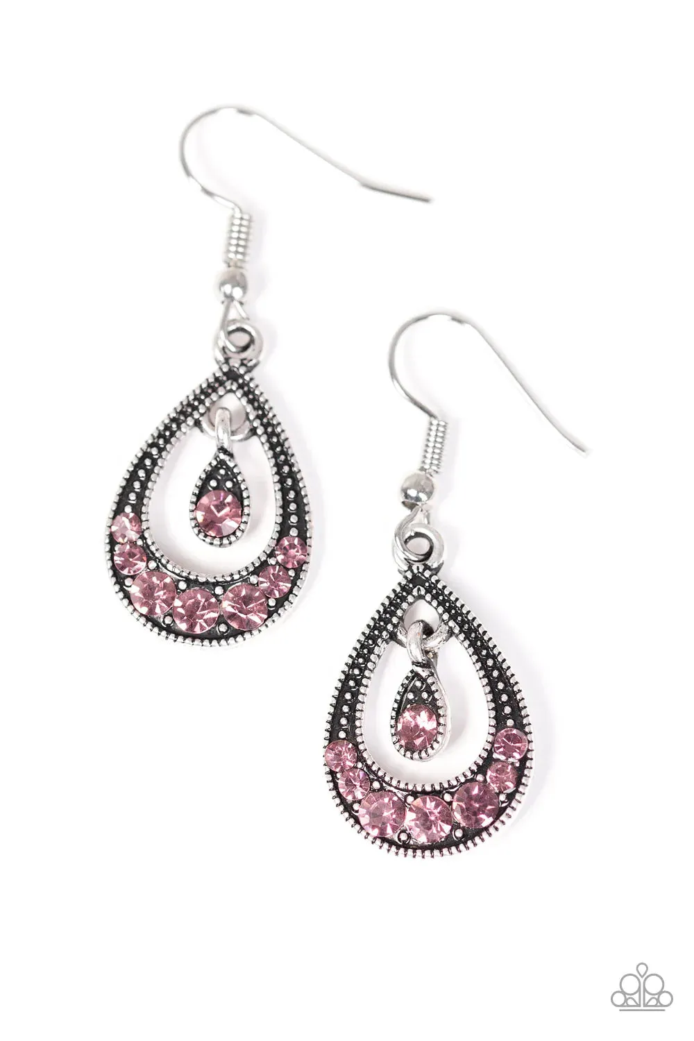 Paparazzi Earring ~ Downtown Princess - Purple