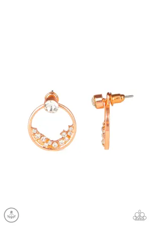 Paparazzi Earring ~ Rich Blitz - Copper