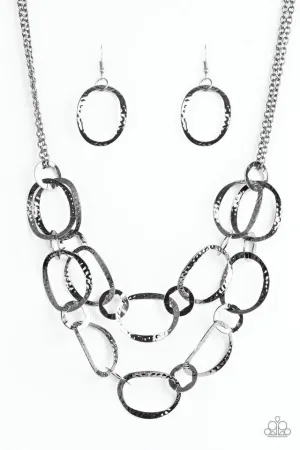 Paparazzi Necklace ~ Circus Chic - Black