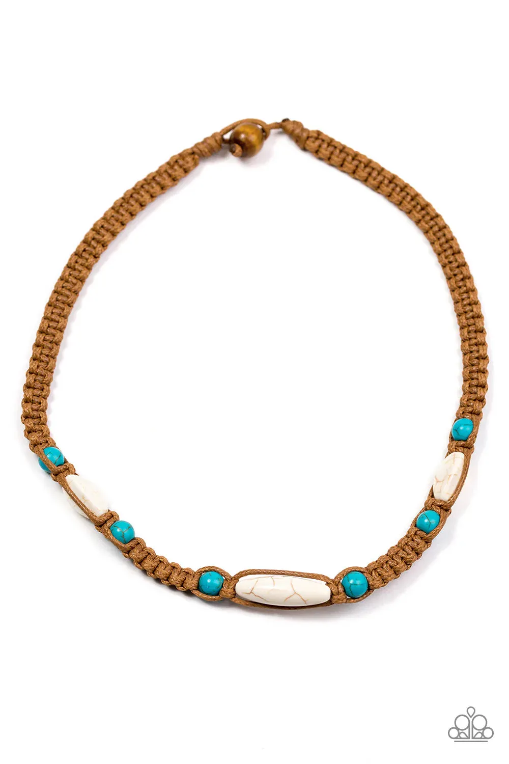 Paparazzi Necklace ~ Desert Cliffs - Brown