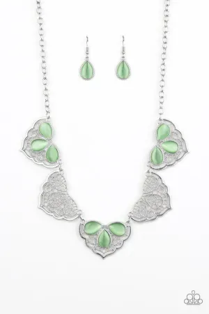 Paparazzi Necklace ~ East Coast Essence - Green