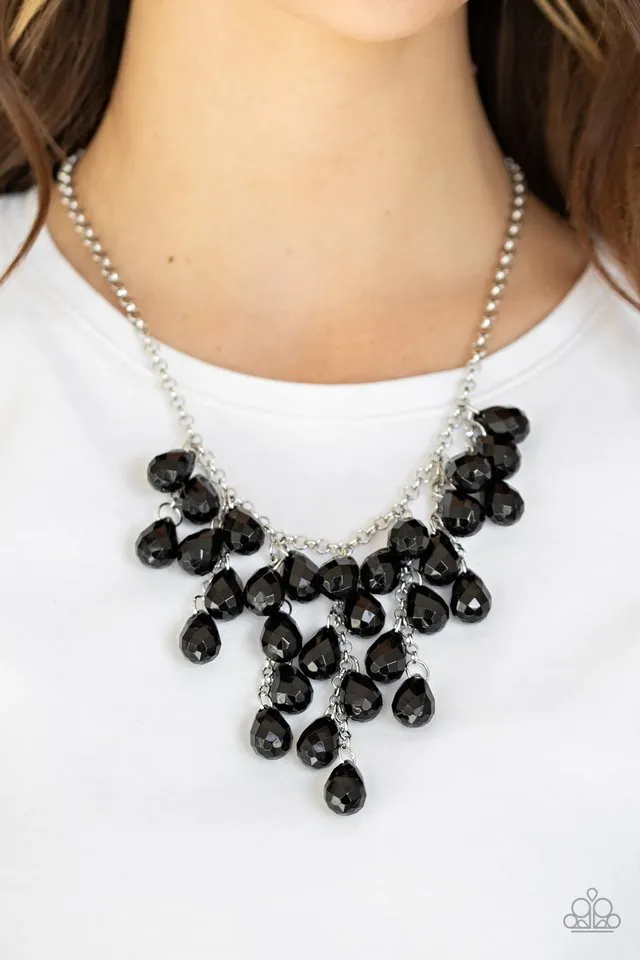 Paparazzi Necklace ~ Serenely Scattered - Black