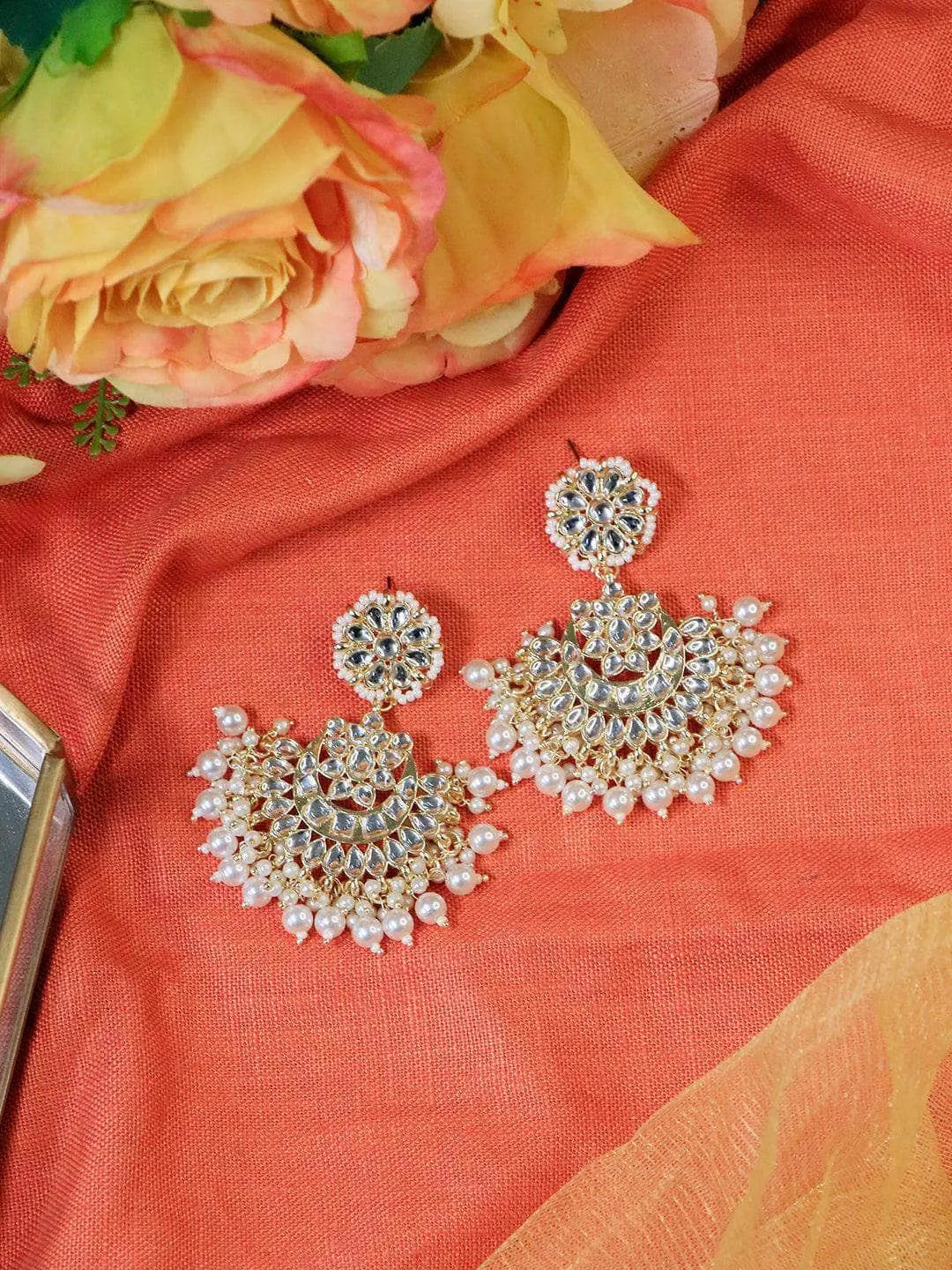 Poonam Preet In Classic Chandbali Earrings