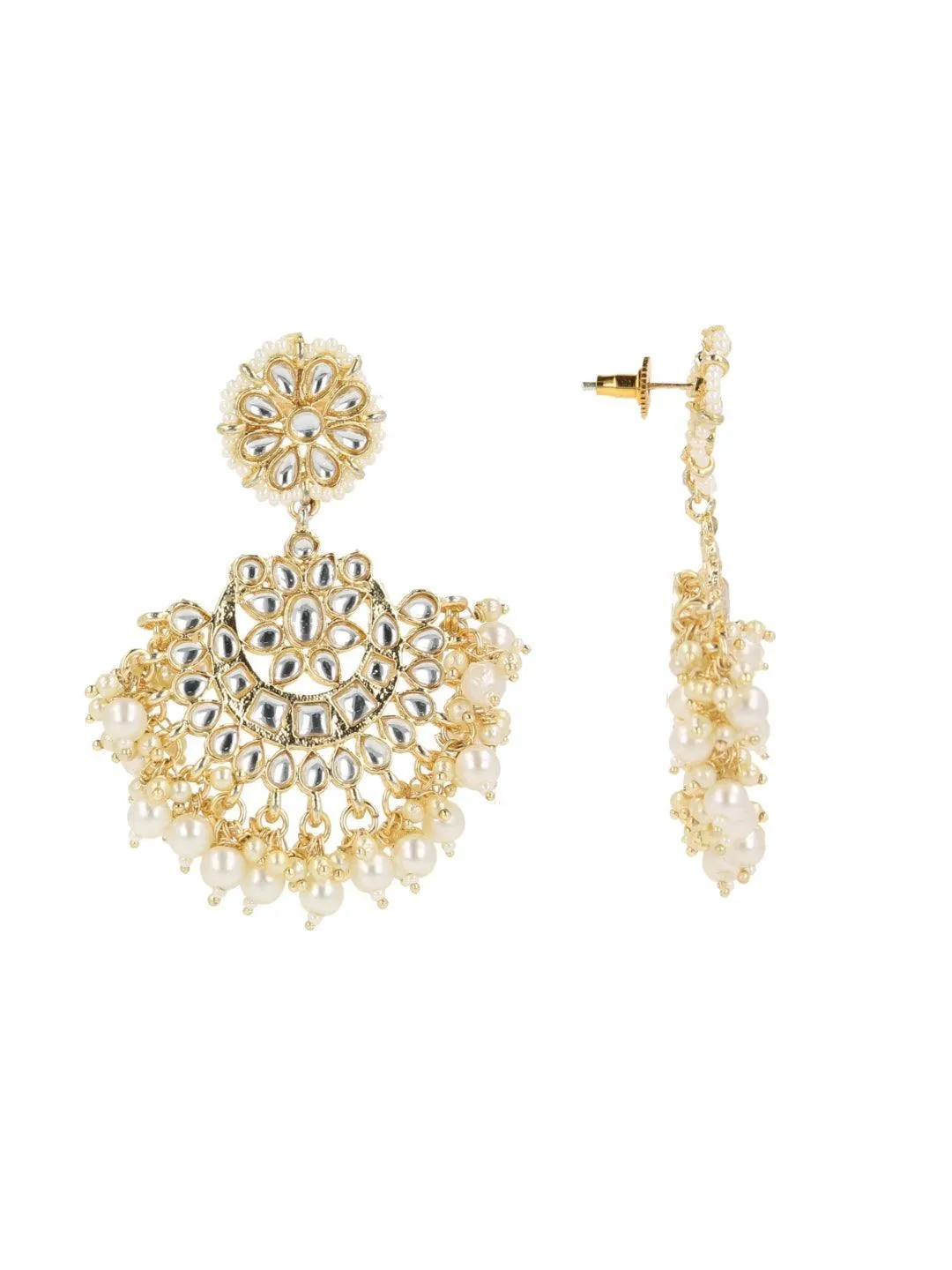 Poonam Preet In Classic Chandbali Earrings