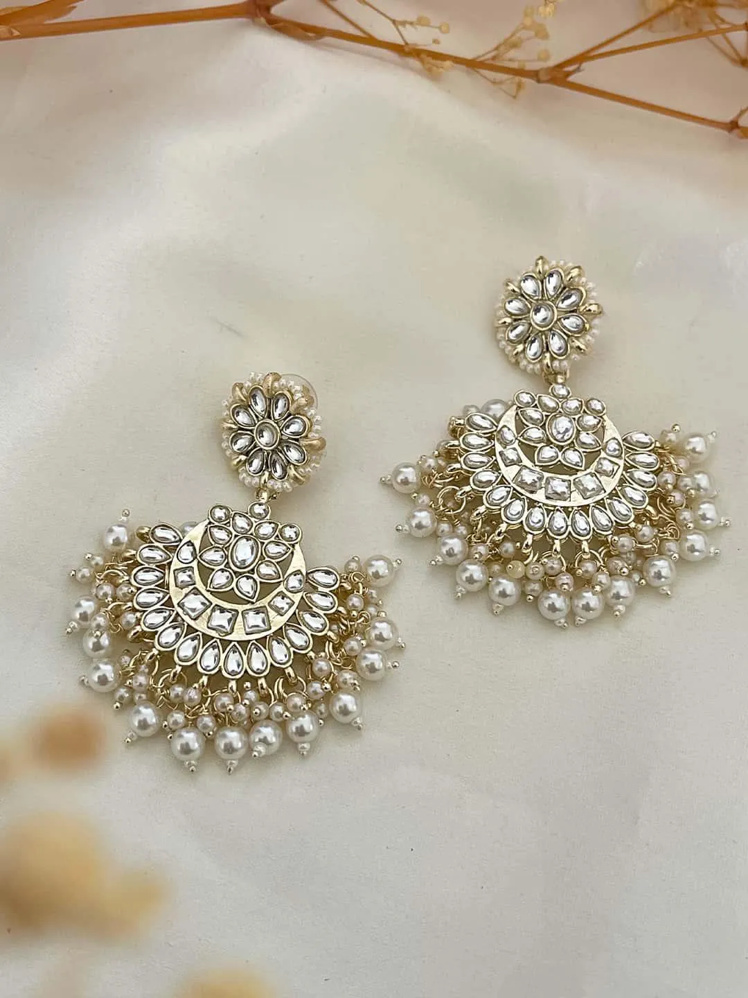 Poonam Preet In Classic Chandbali Earrings