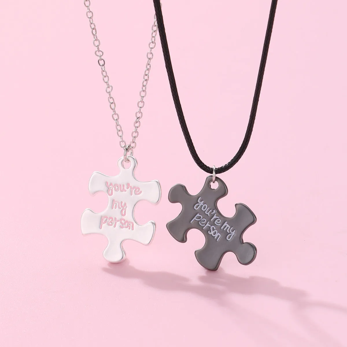 Puzzle Matching Best Friend Necklaces Gift Set