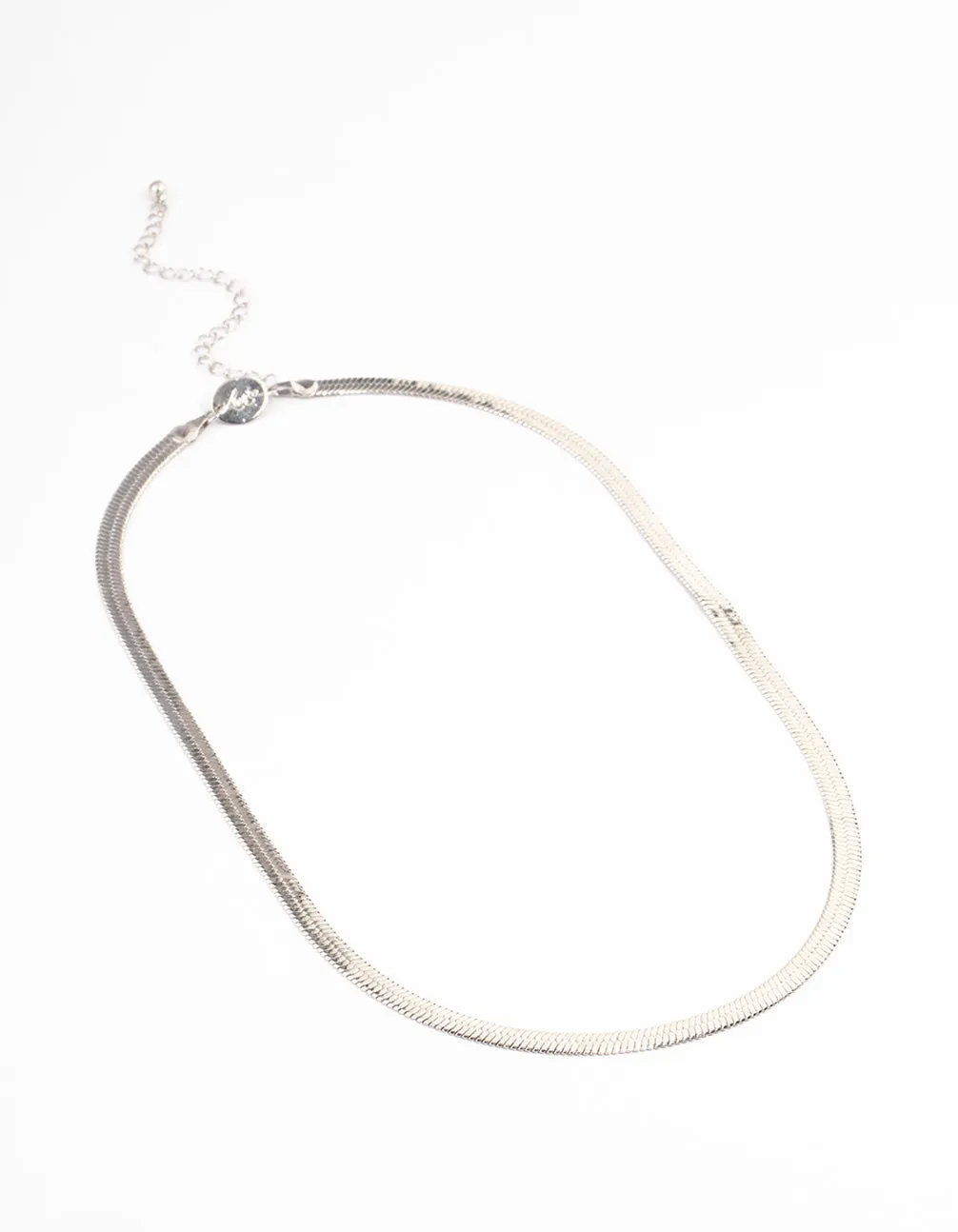 Silver Classic Snake Chain Necklace