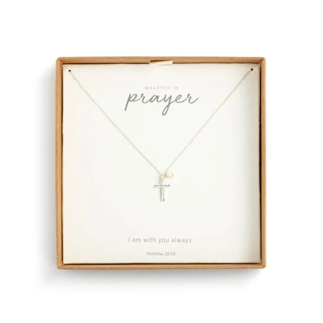 Silver Dainty Cross Necklace