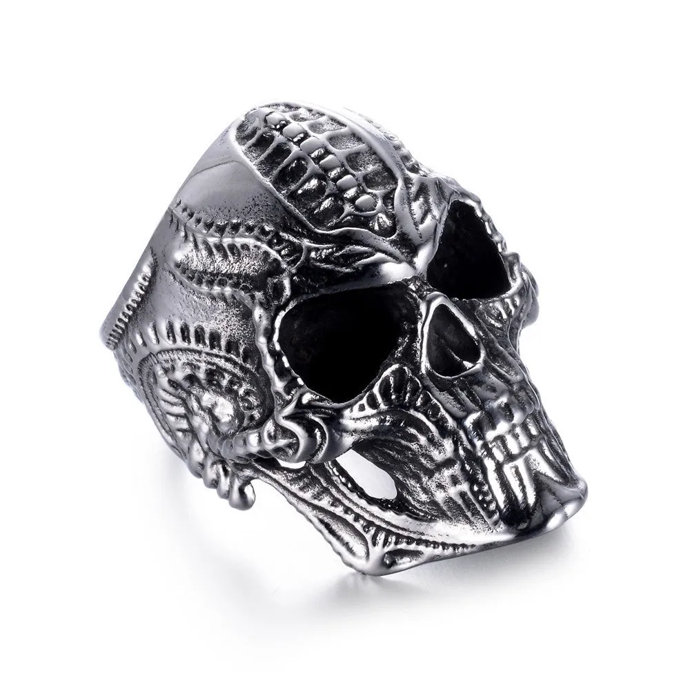 Skull Lovers - Stainless Steel Skull Ring