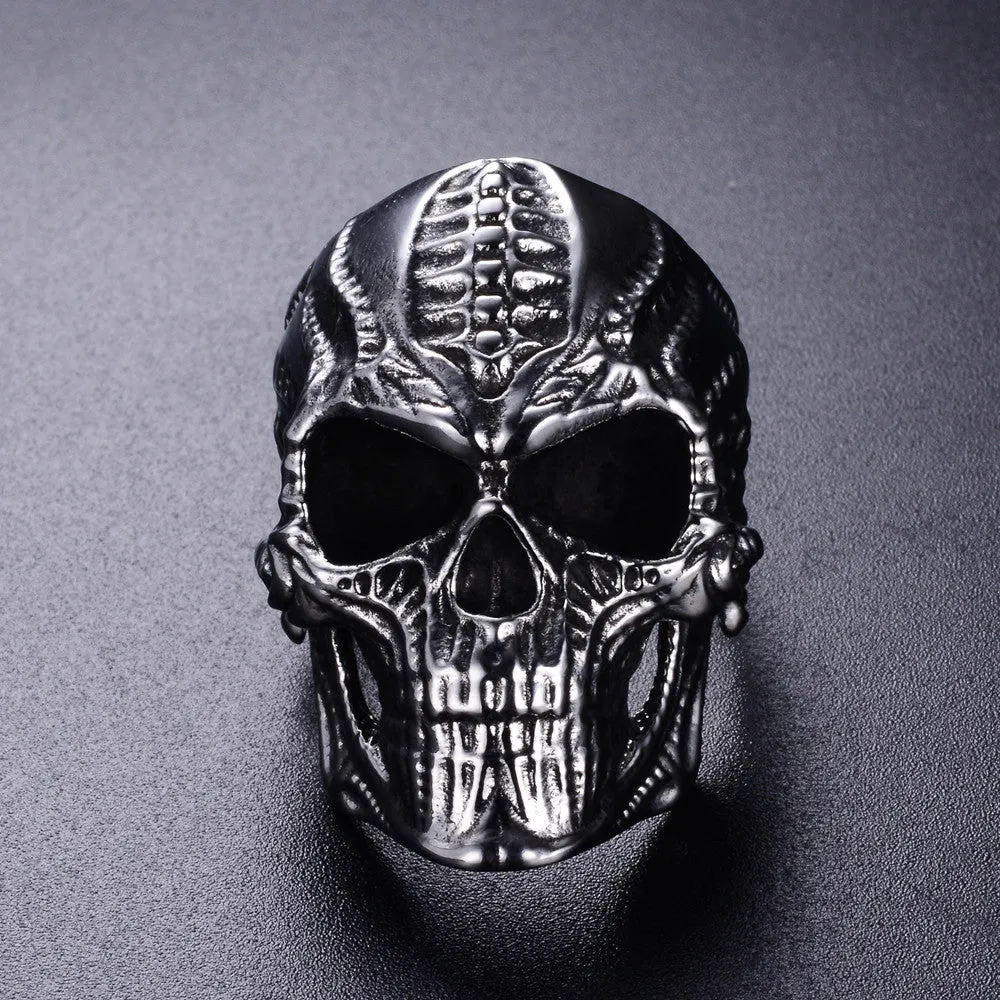 Skull Lovers - Stainless Steel Skull Ring