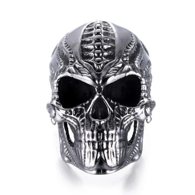 Skull Lovers - Stainless Steel Skull Ring