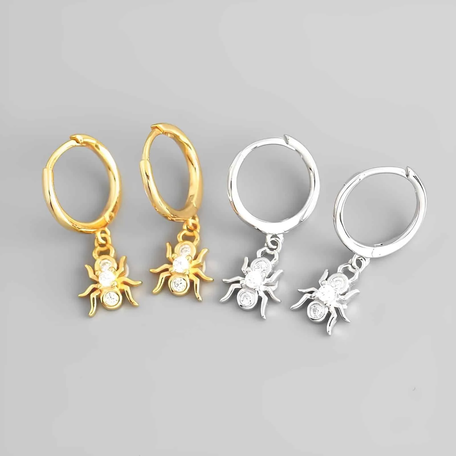 Spider Drop Earrings