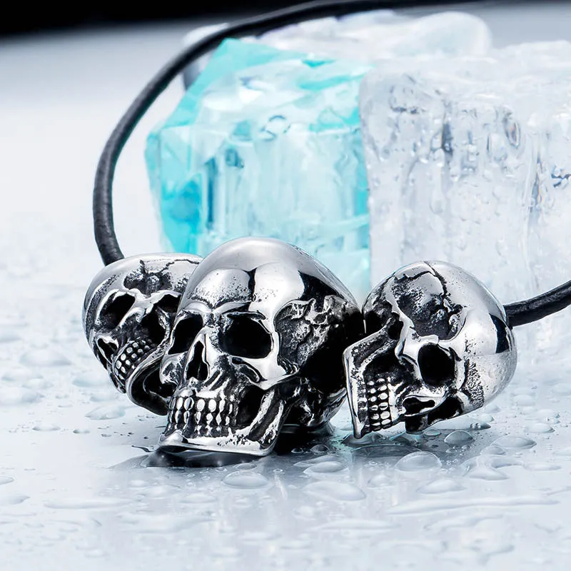 Steel soldier new arrival skull super biker pendant necklace stainless steel Fashion Jewelry