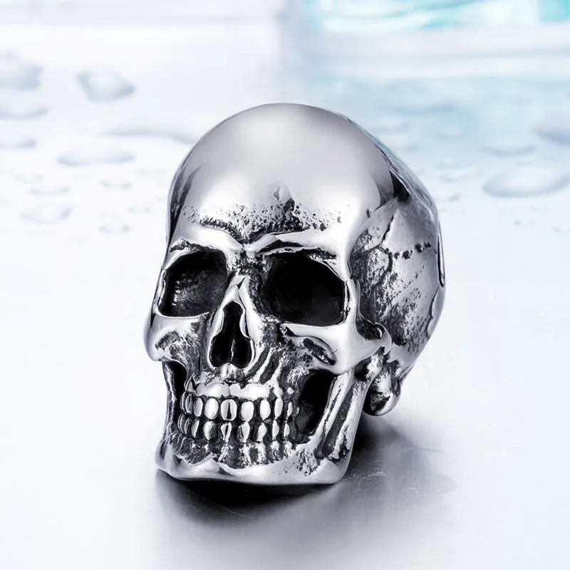 Steel soldier new arrival skull super biker pendant necklace stainless steel Fashion Jewelry