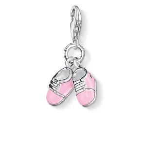 Sterling Silver Thomas Sabo Charm Club Pink Booties