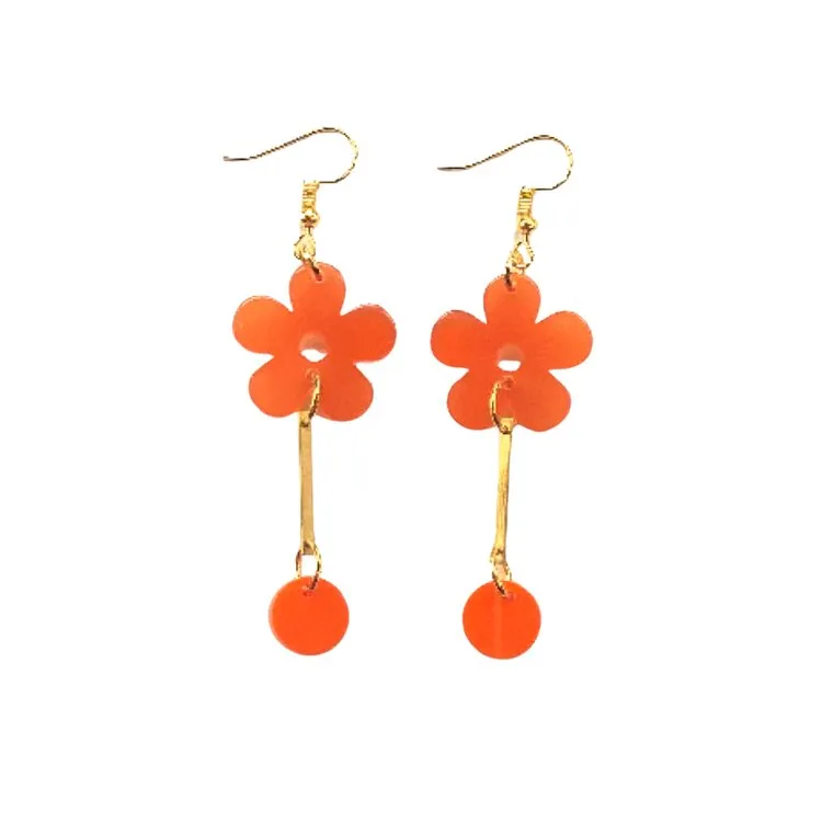 The Vintage Royalty Margot Earrings (Orange)